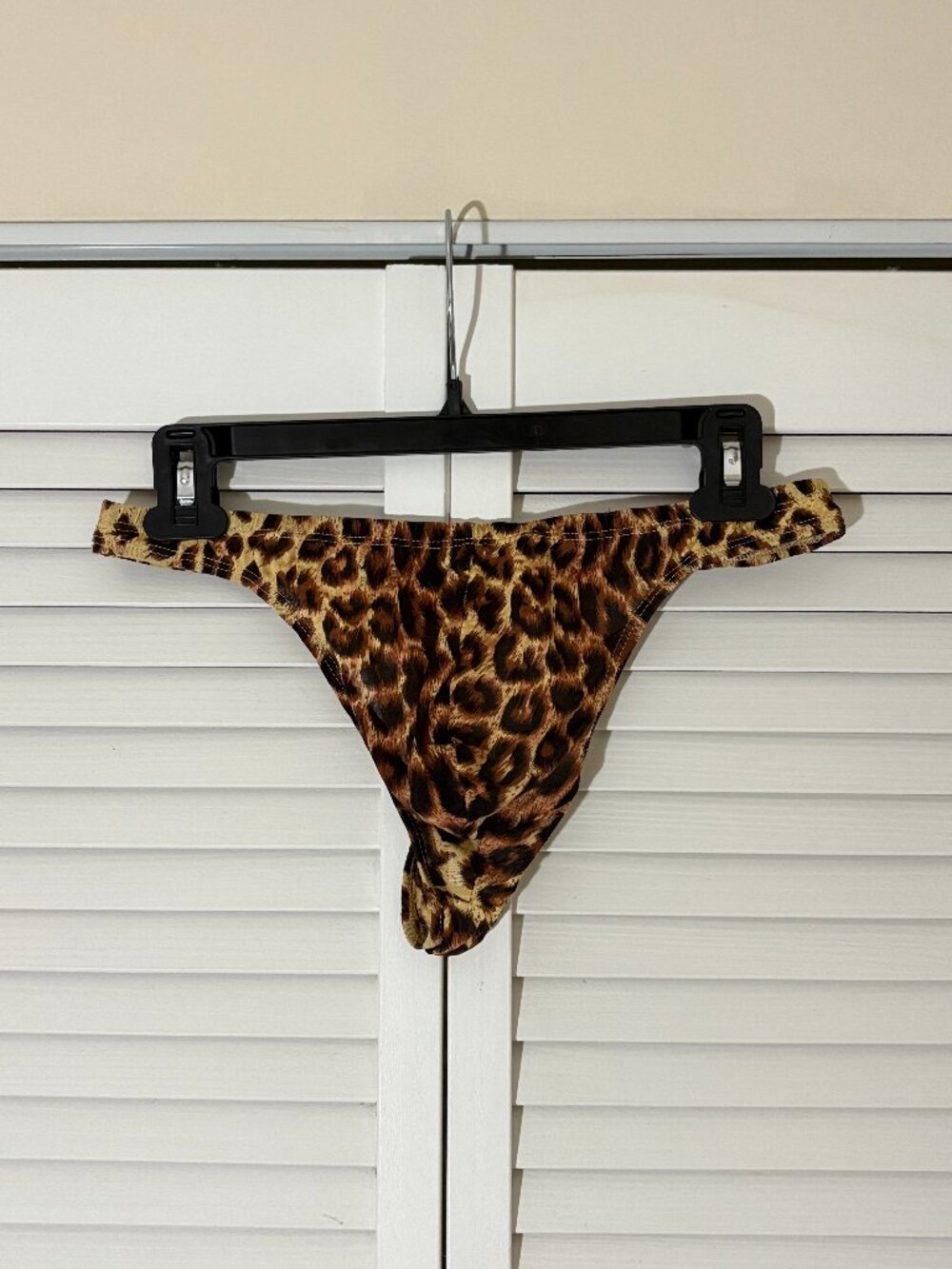 Magic Silk Thong--Leopard